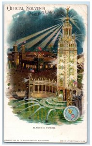 Pan American Exposition Electric Tower Official Souvenir Mailing Card Postcard