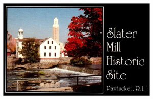 Postcard HISTORICAL SCENE Pawtucket Rhode Island RI AQ1524