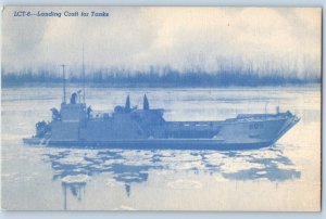 1940 Kansas City Missouri Postcard Shipyard Steel  Missouri River Landing Craft