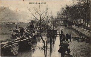 CPA Inondations 1910 PARIS (996228)