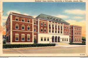 Nebraska Lincoln Student's Union Building University Of Nebraska Curteich