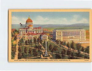 Postcard State Capitol And Office Building, Harrisburg, Pennsylvania