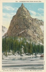 Lindbergh Peak from Crater Lake CO Colorado Glacier District near Boulder pm1939