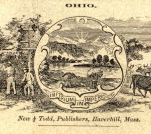 1880s New & Todd Ohio State Seal P112