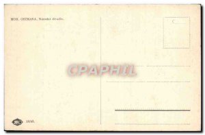 Old Postcard Mor Narodni divadlo Ostrava