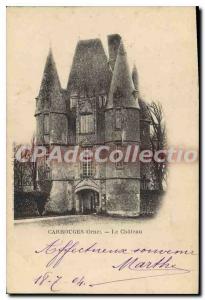 Postcard Old Carrouges Chateau