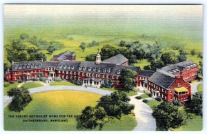 1950's-60's GAITHERSBURG MARYLAND MD ASBURY NURSING HOME FOR THE AGED POSTCARD