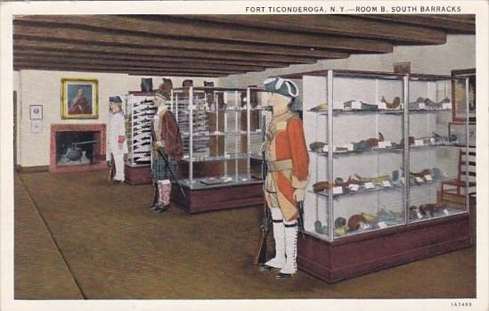 Fort Ticonderoga Room B South Barracks New York