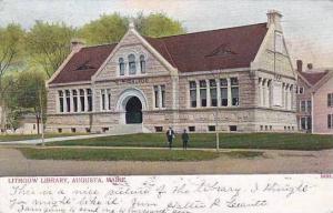 Maine Augusta Lithgow Library 1906