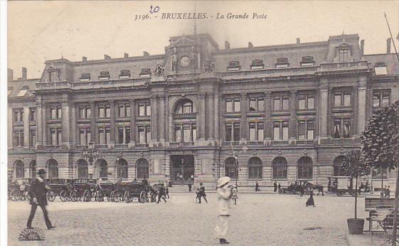 Belgium Brussels La Grande Poste 1920