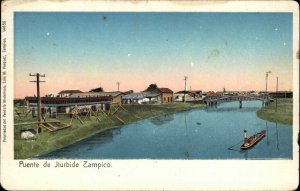 Mexico Puente de Jturbide Tampico c1905 Vintage Postcard