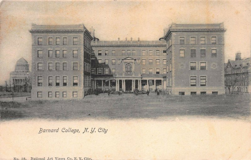 Barnard College, New York City, N.Y., Early Postcard, Unused 