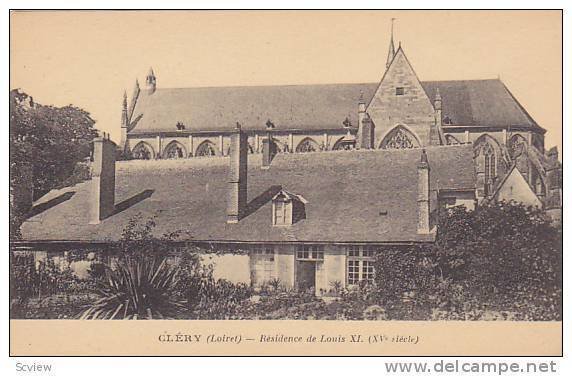 Residence De Louis XI (XV Siecle), Clery (Loiret), France, 1900-1910s