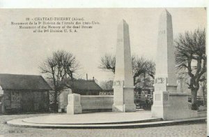 France Postcard - Chateau-Thierry  Monument The Memory of The Dead HeroesTZ8105