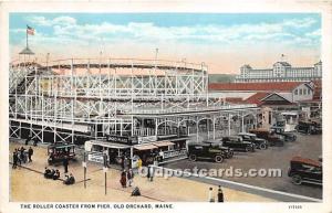 The Roller Coaster from Pier Old Orchard, Maine, ME, USA 1928 