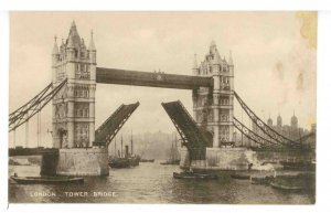 UK - England, London. Tower Bridge  (stain)