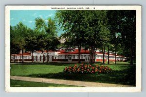 Winona Lake IN Indiana, Tabernacle, Vintage c1937 Postcard