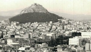 Greece Athens General View Vintage RPPC 07.73