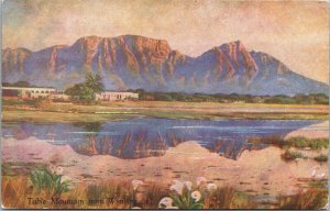 South Africa Table Mountain From Wynberg Vintage Postcard 09.09