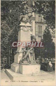 Old Postcard Caen Monument Demolombre