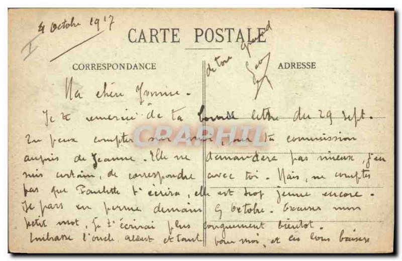 Old Postcard Chateau d & # 39eau Dunkirk chateau d & # 39eau