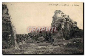 Old Postcard Les Baux Bouches du Rhone Le Chateau