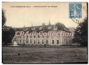 Postcard Old Livry Gargan Madame de Sevigne Residence