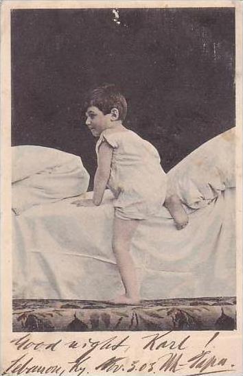 PFB Serie 2935 Young Boy Going To Bed