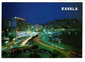 At Night Kavala, Greece