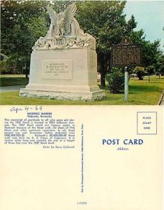 Memorial to Flood Aid People of 1937 Flood, Paducah, Kentucky, KY Chrome