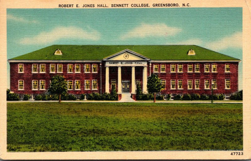 North Carolina Greensboro Robert E Jones Hall Bennett College 1941