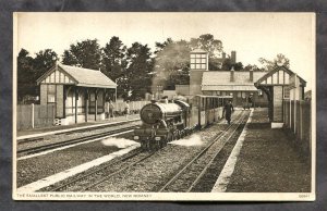 dc16 - ENGLAND New Romney1930s Small Railway. Train Station
