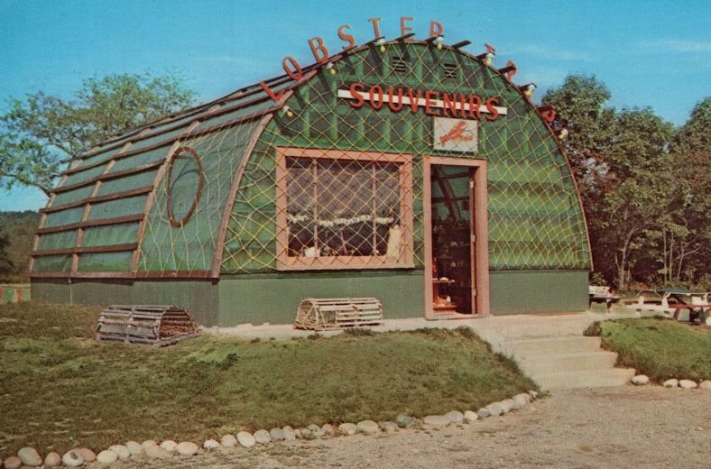 The Lobster Trap Souvenir Maritime Handicrafts Shop Canada Postcard