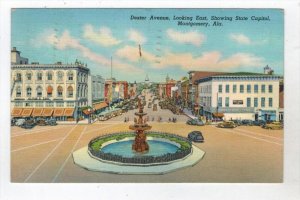 Alabama   Montgomery   Dexter Avenue  Looking East showing State Capitol