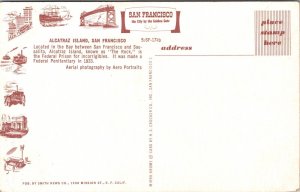 Having Wonderful Time Alcatraz Island San Francisco California CA Postcard VTG 