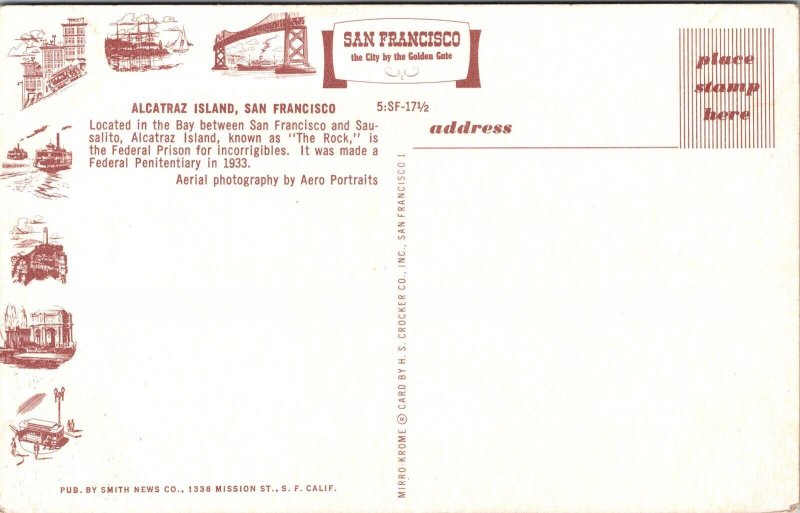 Having Wonderful Time Alcatraz Island San Francisco California CA Postcard VTG 