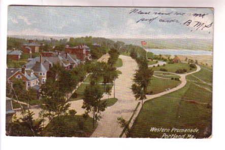 Western Promenade, Portland, Maine, Used 1906