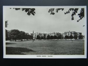 London EALING Haven Green - Old RP Postcard by Edward Tann