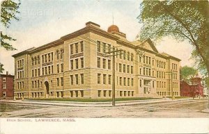 MA, Lawrence, Massachusetts, High School, Undivided Back