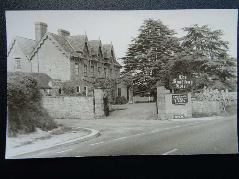 Cheshire THE SANDIWAY HOTEL - Old RP Postcard 