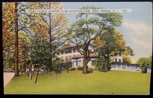 Vintage Postcard 1930-1945 Essex County Country Club, Hutton Pk, West Orange, NJ