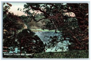 c1910's View Of Mansion House Bay Kawau New Zealand Antique Unposted Postcard
