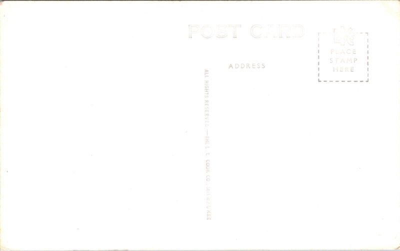 Real Photo Postcard State Game Lodge Custer State Park Black Hills South Dakota