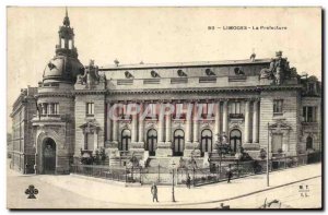 Old Postcard Limoges La Prefecture