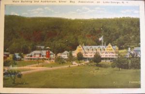 Lake George NY Silver Bay c1910 Postcard