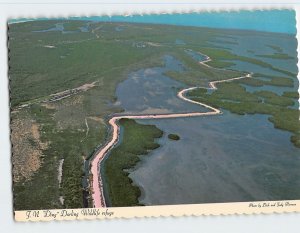 Postcard J. N. Ding Darling Wildlife refuge, Sanibel, Florida