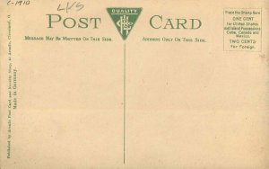 Ohio Cleveland Straight Road Drive Riverside Cemetery C-1910 Postcard 22-4332