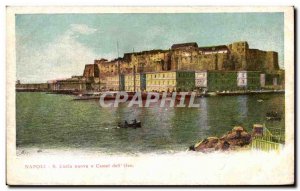 Postcard Old Lucia Napoli Nuova Castel Dell Ovo