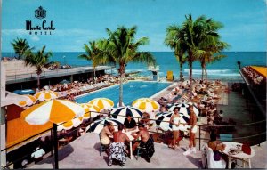 USA Wide Sandy Golden Beach Fort Lauderdale Florida Chrome Postcard 09.73