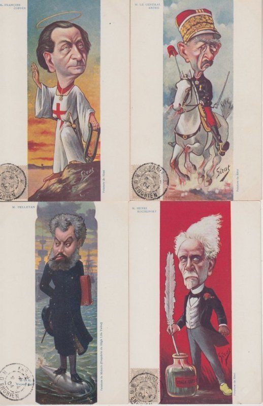 POLITIC PROPAGANDA SATIRE WWI 59 Vintage Postcards pre-1940 with BETTER! (L5850) 